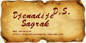 Đenadije Sagrak vizit kartica